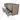Modulo Plato Vanity units for countertop basin | 120 cm Taupe Handle-less front Matte black worktop 4 drawers BMK18-01439