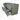 Modulo Plato Vanity units for countertop basin | 160 cm Sage green Handle-less front High-gloss white worktop 4 drawers BMK18-01534
