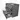 Modulo Vanity units with basin | 100 cm Dark grey concrete Handle-less front Solid surface 3 drawers BMW19-02489