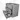 Modulo Bathroom furniture with sink | 100 cm Light grey concrete Handle-less front Solid surface 3 drawers BMW19-03100