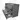 Modulo Vanity units with basin | 120 cm Dark grey concrete Handle-less front Solid surface 3 drawers BMW19-02514