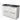 Modulo Vanity units with basin | 120 cm High-gloss white Flat front Natural stone 4 high drawers BMW14-00721