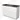 Modulo Vanity units with basin | 120 cm Matte white Handle-less front Natural stone 4 high drawers BMW14-00726