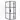 Diamond Shower enclosure | 100x90 cm Matte black Clear with 4 black stripes Pivot door Rectangle CDB223610418MB