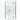 Diamond Shower enclosure | 100x80 cm Black chrome Clear with matt strip Pivot door Rectangle CDB224608413BCN