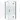 Diamond Shower enclosure | 100x80 cm Matte black Clear with matt strip Pivot door Rectangle CDB224608413MB
