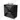 Modulo Plato Vanity units for countertop basin | 80 cm Black oak Flat front Matte black worktop 2 stacked drawers under each other BMK13-01083