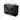 Modulo Plato Slim Vanity units for countertop basin | 100 cm Black oak Flat front Matte black worktop 2 Stacked drawers BMK37-02747