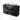 Modulo Plato Slim Vanity units for countertop basin | 120 cm Black oak Flat front Matte black worktop 2 Stacked drawers BMK37-02777