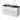 Modulo Plato Vanity units for countertop basin | 140 cm High-gloss white Flat front Black oak worktop 4 drawers BMK18-02058