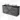 Modulo Plato Vanity units for countertop basin | 140 cm Dark grey concrete Flat front Black oak worktop 4 drawers BMK18-02069