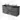 Modulo Plato Vanity units for countertop basin | 140 cm Dark grey concrete Handle-less front Black oak worktop 4 drawers BMK18-02090