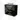 Modulo Plato Slim Vanity units for countertop basin | 80 cm High-gloss black Flat front Black oak worktop 2 Stacked drawers BMK37-02886