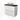 Modulo Plato Slim Vanity units for countertop basin | 80 cm High-gloss white Handle-less front Black oak worktop 2 Stacked drawers BMK37-02908