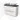 Modulo Plato Slim Vanity units for countertop basin | 100 cm Matte white Flat front Black oak worktop 2 Stacked drawers BMK37-02922