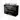 Modulo Plato Slim Vanity units for countertop basin | 100 cm High-gloss black Flat front Black oak worktop 2 Stacked drawers BMK37-02924