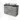 Modulo Plato Slim Vanity units for countertop basin | 100 cm Light grey concrete Flat front Black oak worktop 2 Stacked drawers BMK37-02930