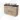 Modulo Plato Slim Vanity units for countertop basin | 100 cm Light brown oak Bordered front Black oak worktop 2 Stacked drawers BMK37-02934