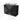 Modulo Plato Slim Vanity units for countertop basin | 100 cm Matte black Slat front Black oak worktop 2 Stacked drawers BMK37-02938