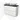 Modulo Plato Slim Vanity units for countertop basin | 100 cm Matte white Handle-less front Black oak worktop 2 Stacked drawers BMK37-02947