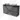 Modulo Plato Slim Vanity units for countertop basin | 120 cm Dark grey concrete Handle-less front Black oak worktop 4 drawers BMK38-00598