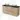 Modulo Plato Vanity units for countertop basin | 140 cm Light brown oak Bordered front Black oak worktop 4 drawers BMK18-02072