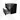 Modulo Plato Vanity units for countertop basin | 60 cm Matte black Line front Dark grey worktop 2 Stacked drawers BMK17-02974