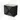 Modulo Vanity units with basin | 80 cm Matte black Line front Concrete 2 Stacked drawers BMW17-04991