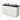 Modulo Plato Vanity units for countertop basin | 120 cm Matte white Line front Matte black worktop 4 drawers BMK18-02147