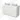 Modulo Plato Vanity units for countertop basin | 120 cm Matte white Line front Matte white worktop 4 drawers BMK18-02151