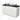 Modulo Plato Vanity units for countertop basin | 120 cm Matte white Line front High-gloss black worktop 4 drawers BMK18-02153