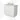 Modulo Plato Vanity units for countertop basin | 80 cm Matte white Line front High-gloss white worktop 2 Stacked drawers BMK17-03023