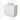Modulo Plato Vanity units for countertop basin | 80 cm Matte white Line front Matte white worktop 2 Stacked drawers BMK17-03024