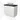 Modulo Plato Vanity units for countertop basin | 80 cm Matte white Line front Black oak worktop 2 Stacked drawers BMK17-03028