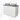 Modulo Plato Vanity units for countertop basin | 100 cm Matte white Line front Light grey concrete worktop 2 Stacked drawers BMK17-03069