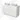 Modulo Plato Vanity units for countertop basin | 120 cm Matte white Line front Matte white worktop 2 Stacked drawers BMK17-03092