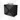 Modulo Plato Vanity units for countertop basin | 80 cm Matte black Round front Matte black worktop 2 Stacked drawers BMK17-03109
