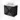 Modulo Plato Vanity units for countertop basin | 80 cm Matte black Round front High-gloss white worktop 2 Stacked drawers BMK17-03111