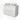 Modulo Plato Vanity units for countertop basin | 100 cm High-gloss white Round front High-gloss white worktop 2 Stacked drawers BMK17-03114