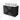 Modulo Plato Vanity units for countertop basin | 100 cm Matte black Round front High-gloss white worktop 2 Stacked drawers BMK17-03115