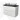 Modulo Plato Vanity units for countertop basin | 100 cm High-gloss white Round front Matte black worktop 2 Stacked drawers BMK17-03116
