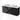Modulo Plato Vanity units for countertop basin | 160 cm Matte black Line front High-gloss white worktop 4 drawers BMK18-02167