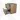 Modulo Plato Vanity units for countertop basin | 60 cm Natural veneer Flat front Mid grey worktop 2 Stacked drawers BMK17-03123
