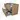 Modulo Plato Vanity units for countertop basin | 100 cm Natural veneer Flat front Taupe worktop 2 Stacked drawers BMK17-03166