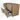 Modulo Waschtische | 120 cm Naturfurnier Flach front Naturstein 4 Schubladen BMW18-01242