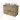 Modulo Plato Vanity units for countertop basin | 100 cm Natural veneer Strip front Taupe worktop 2 Stacked drawers BMK17-03177