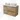 Modulo Plato Vanity units for countertop basin | 100 cm Natural veneer Strip front High-gloss white worktop 2 Stacked drawers BMK17-03179