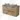 Modulo Plato Badmöbel mit Aufsatzwaschbecken | 120 cm Naturfurnier Streifen front Hellgrauer Beton blatt 2 übereinanderliegende Schubladen BMK17-03206