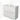 Modulo Vanity units with basin | 100 cm High-gloss white Handle-less front Ceramic 2 high drawers standing drawers under each other BMW13S-00362