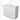 Modulo Vanity units with basin | 100 cm High-gloss white Handle-less front Ceramic 3 drawers BMW19-02904
